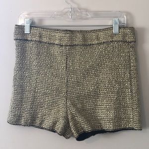 Gold weave Renn shorts